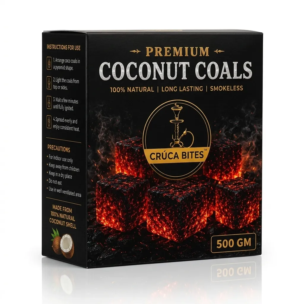 Premium Coconut Coal - 500gm view 1