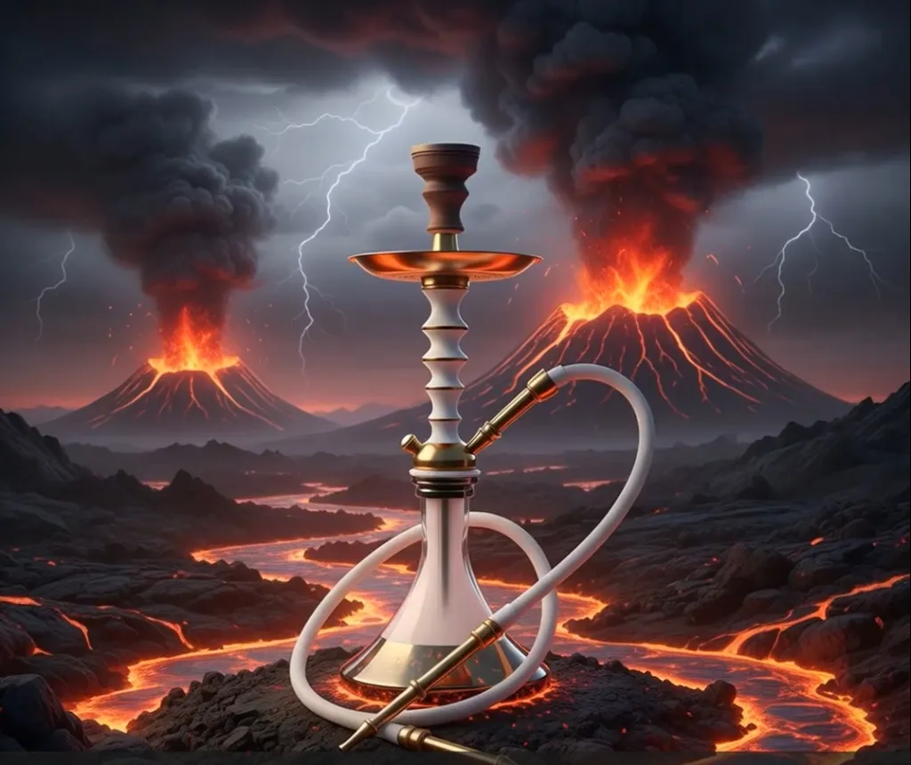 Luxury Volcano Hookah Pot