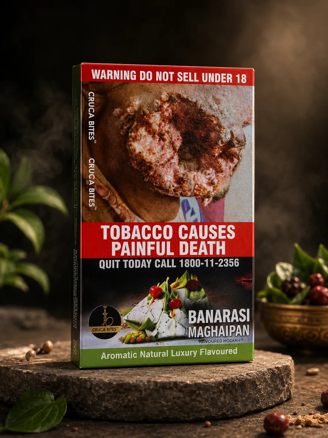 Banarasi Magahi Pan flavour packet on white background